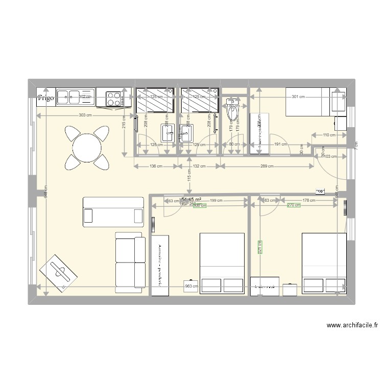 Plagne soleil V4. Plan de 0 pièce et 0 m2