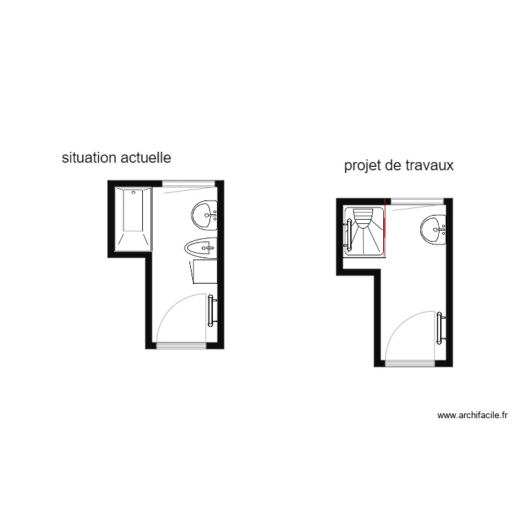 Negron Paulhac. Plan de 