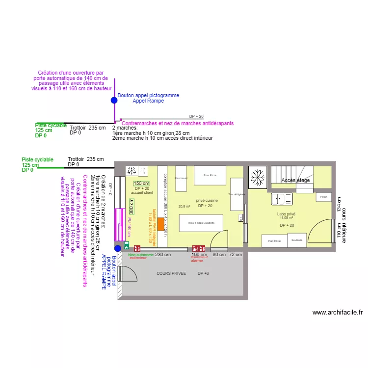 BREIZH ILIEN APRES TRAVAUX. Plan de 