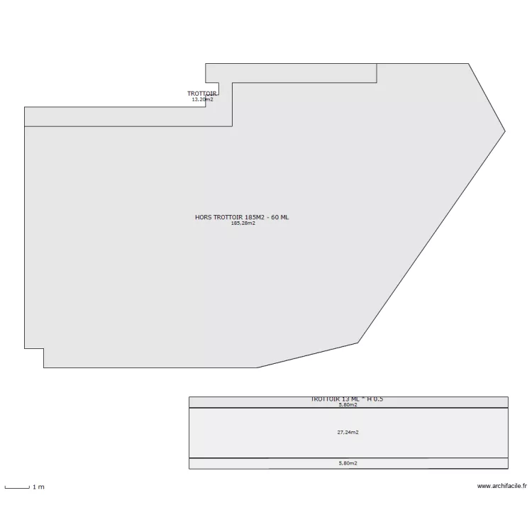 LE COTTAGE. Plan de LE COTTAGE. Plan de