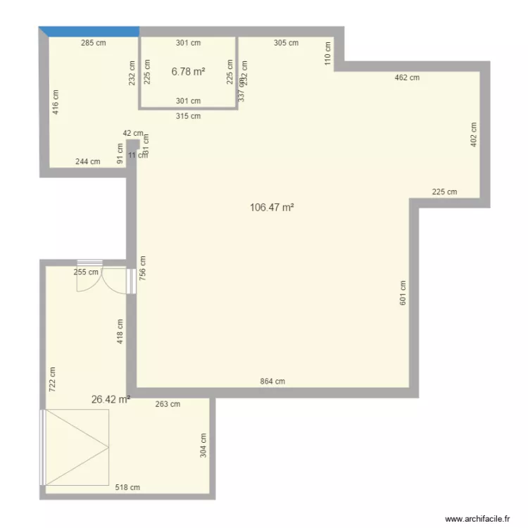 rez de chauss&eacute;. Plan de 