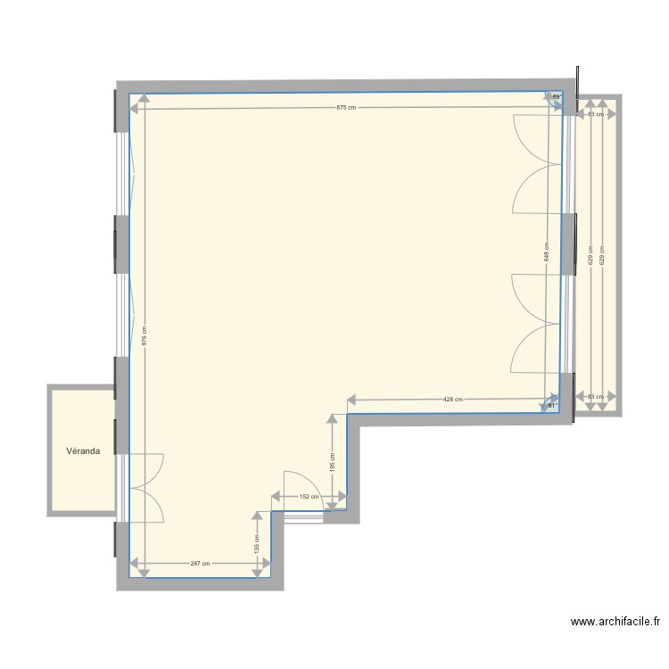 plans inversé. Plan de 0 pièce et 0 m2