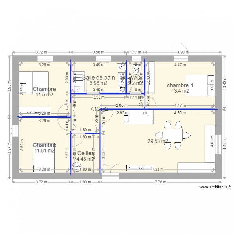 Plan. Plan de 0 pièce et 0 m2