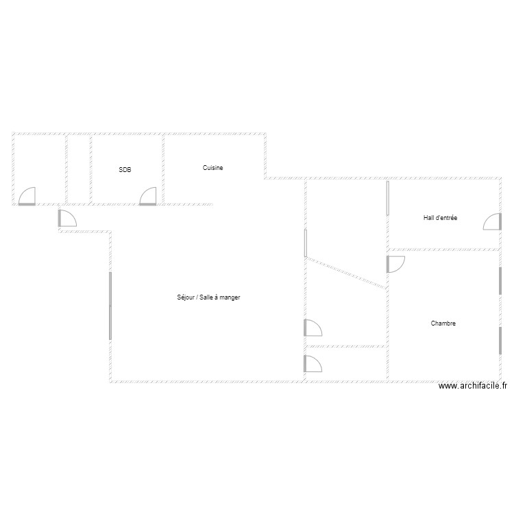 Gallet. Plan de 9 pièces et 508 m2