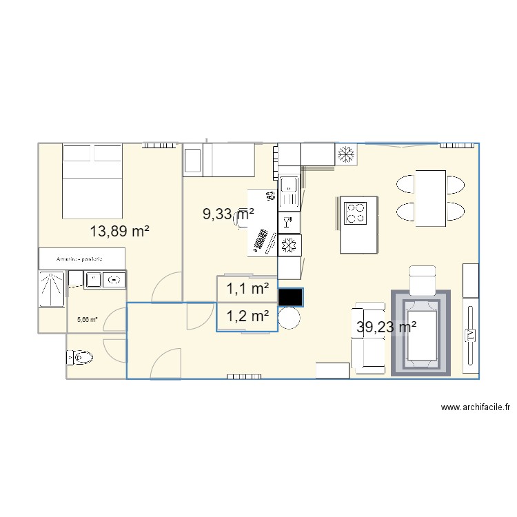 plan update 1. Plan de 7 pièces et 71 m2