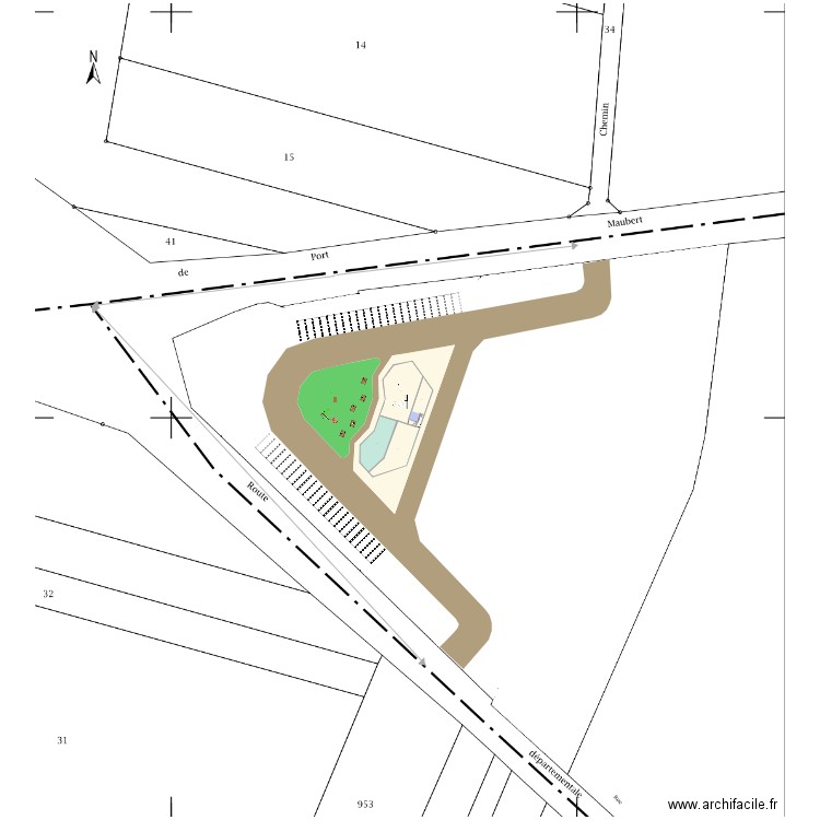 lorignac. Plan de 0 pièce et 0 m2