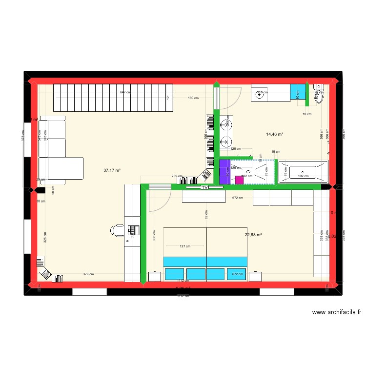 CTH - LAMARCHE - ETAGE . Plan de 0 pièce et 0 m2