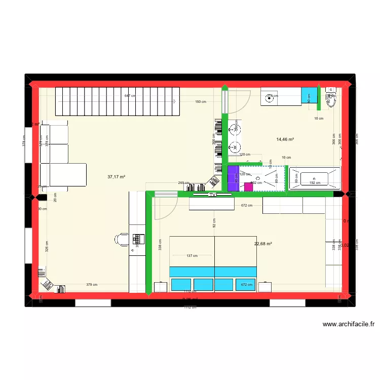 CTH - LAMARCHE - ETAGE . Plan de CTH - LAMARCHE - ETAGE . Plan de