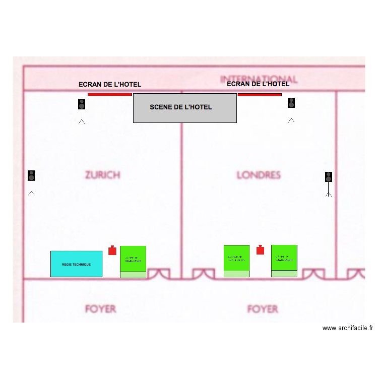 OIM Crowne Plaza. Plan de 0 pièce et 0 m2