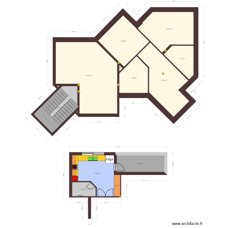 CUISINE DE JAMEL. Plan de 0 pièce et 0 m2