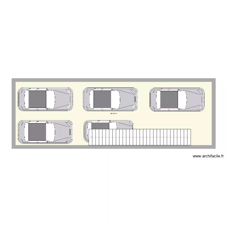 Garage. Plan de 