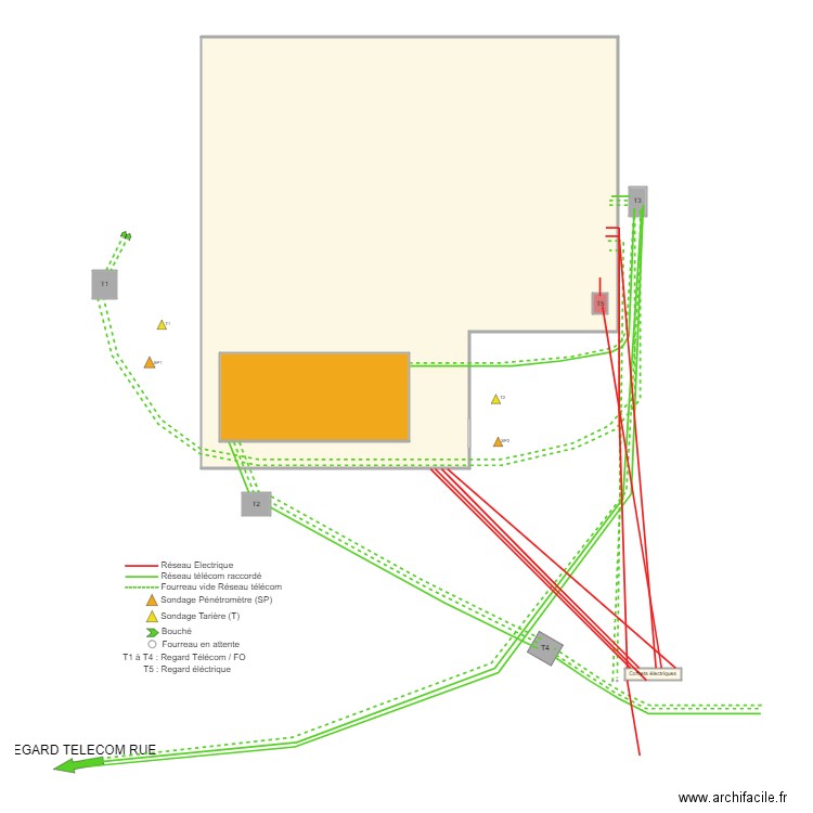 CHAMPSERU. Plan de 0 pièce et 0 m2