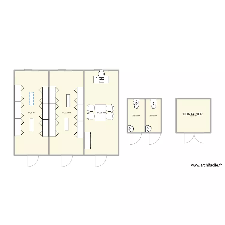 SERPOL CHANTIER VILLARD DE LANS. Plan de 