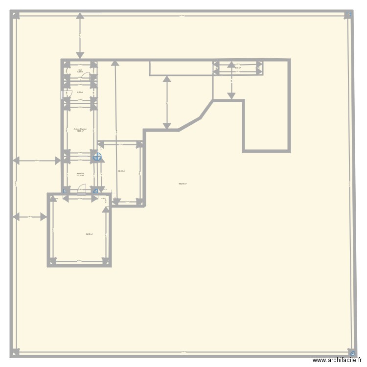 projet maison 2022 michel. Plan de 8 pièces et 1100 m2