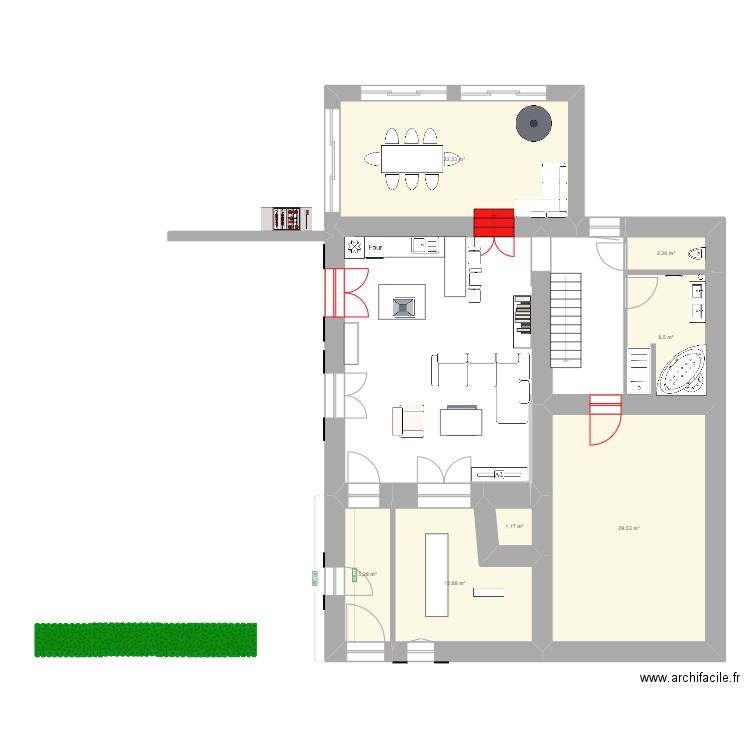 ChezMamie_RDC_New. Plan de 0 pièce et 0 m2