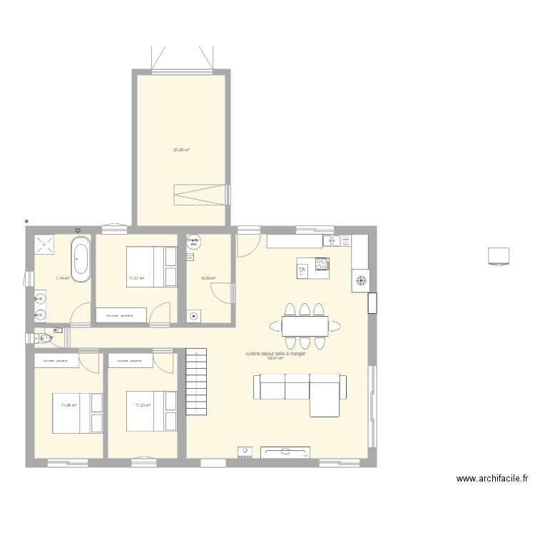 maison individuelle flo1. Plan de 0 pièce et 0 m2