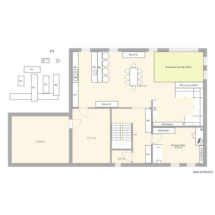 Maison RDC 10. Plan de 0 pièce et 0 m2