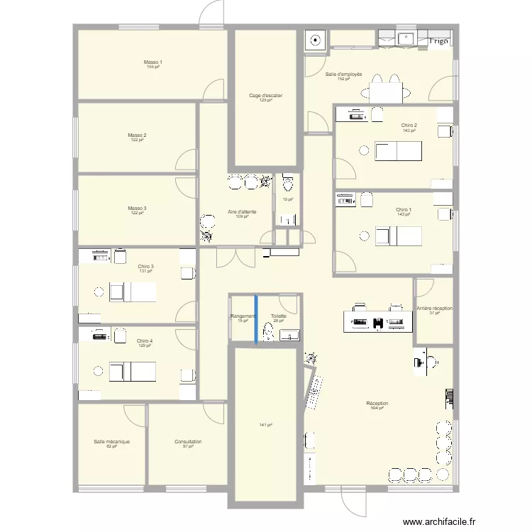 Clinique Maison Myre porte avant 2. Plan de Clinique Maison Myre porte avant 2. Plan de