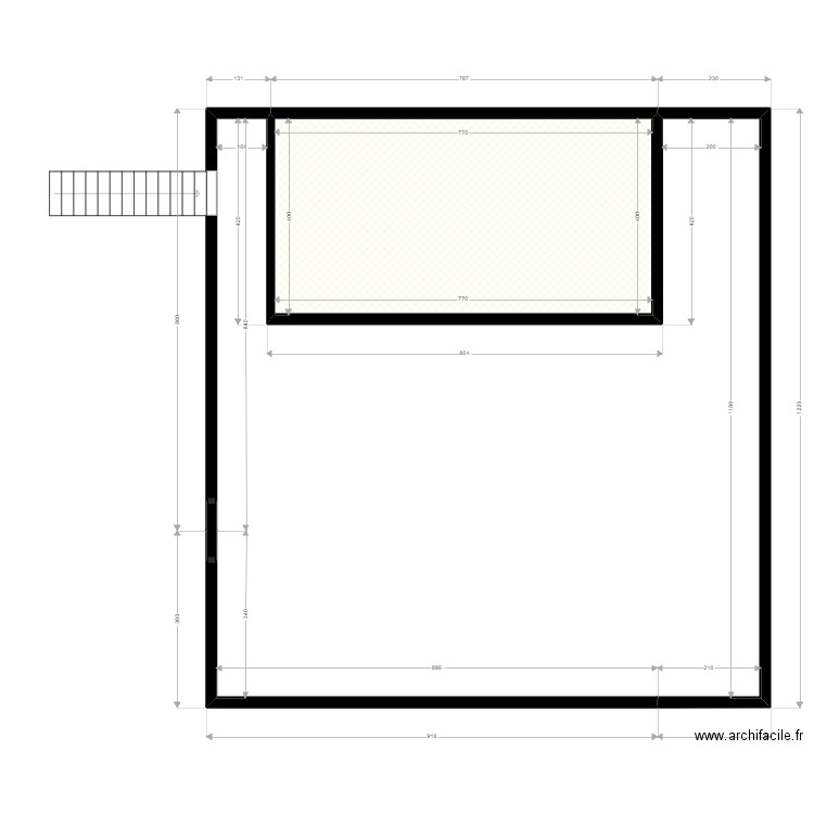 COO 01 ROOF. Plan de 1 pièce et 31 m2