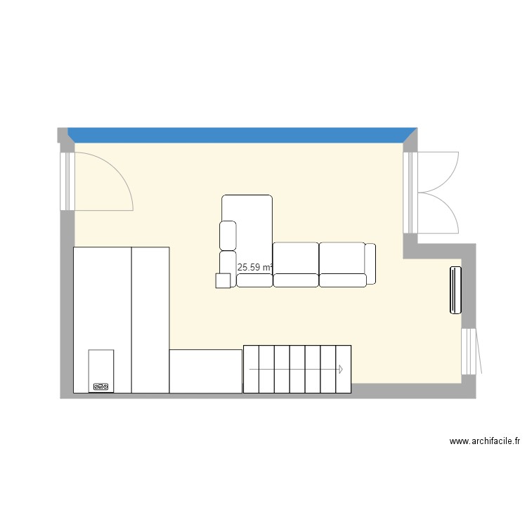 Plan Duplex. Plan de 0 pièce et 0 m2