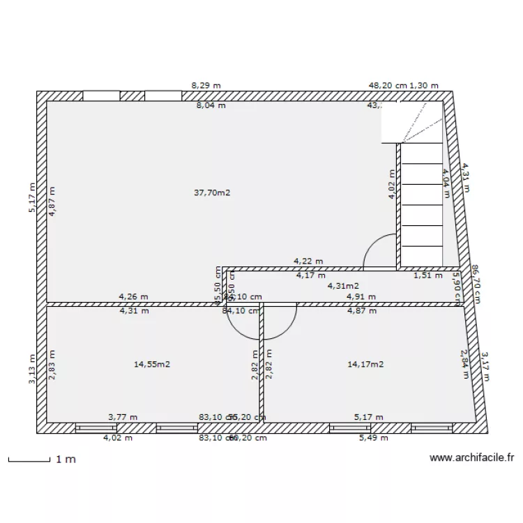 etage. Plan de 