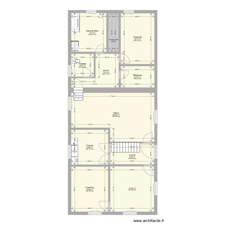 plan premier niveau. Plan de 