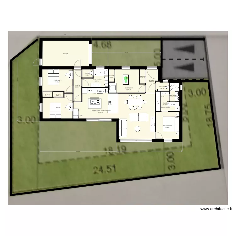 Lot 29 plein pied 4. Plan de Lot 29 plein pied 4. Plan de