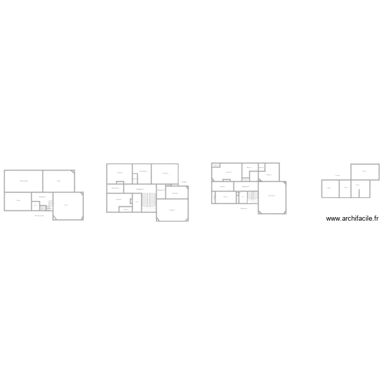 chateau de remehan. Plan de 