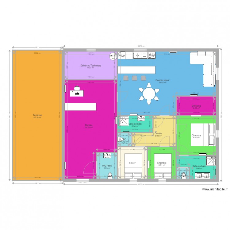 Maison Camping 120 m2 Accueil Logement modèle 3. Plan de 0 pièce et 0 m2