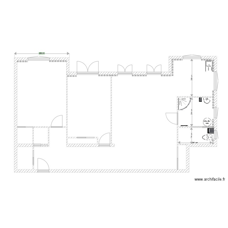 TERRIER PROJET V2. Plan de 0 pièce et 0 m2