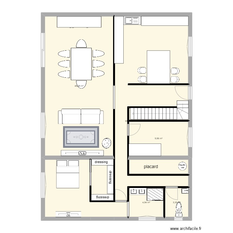 PERSO . Plan de 0 pièce et 0 m2