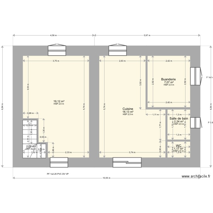 Poulalier. Plan de 0 pièce et 0 m2