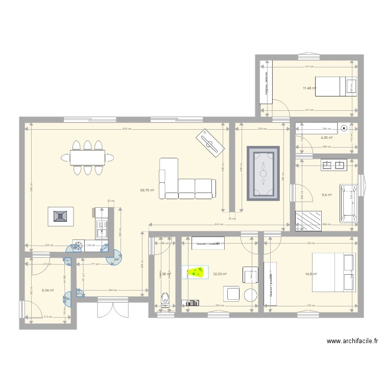 plan maison 1. Plan de 0 pièce et 0 m2