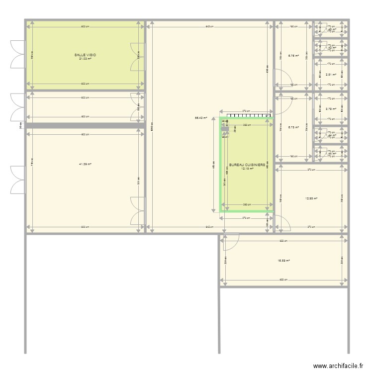 Projet visio V5. Plan de 0 pièce et 0 m2