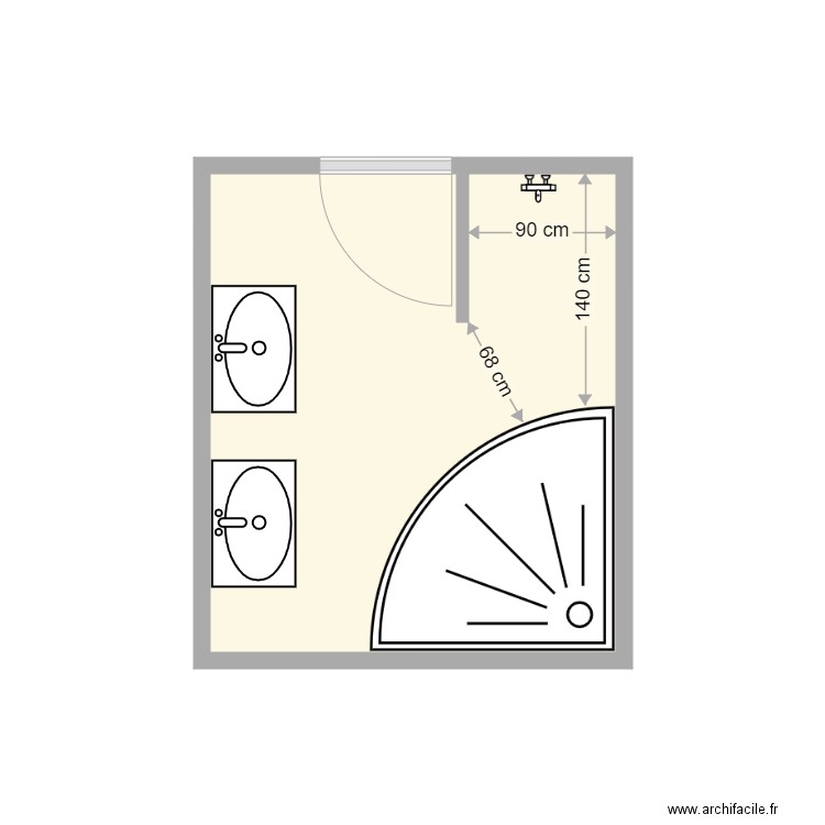 Gerard SDB. Plan de 0 pièce et 0 m2