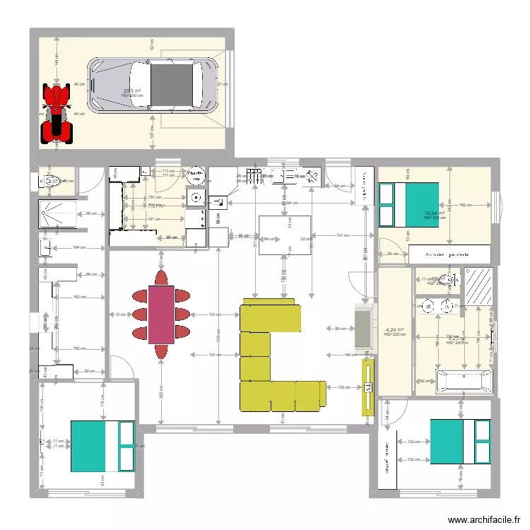 carboni en U. Plan de carboni en U. Plan de