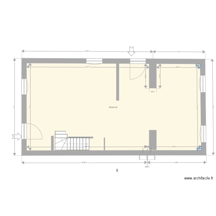 plan maçon. Plan de 0 pièce et 0 m2