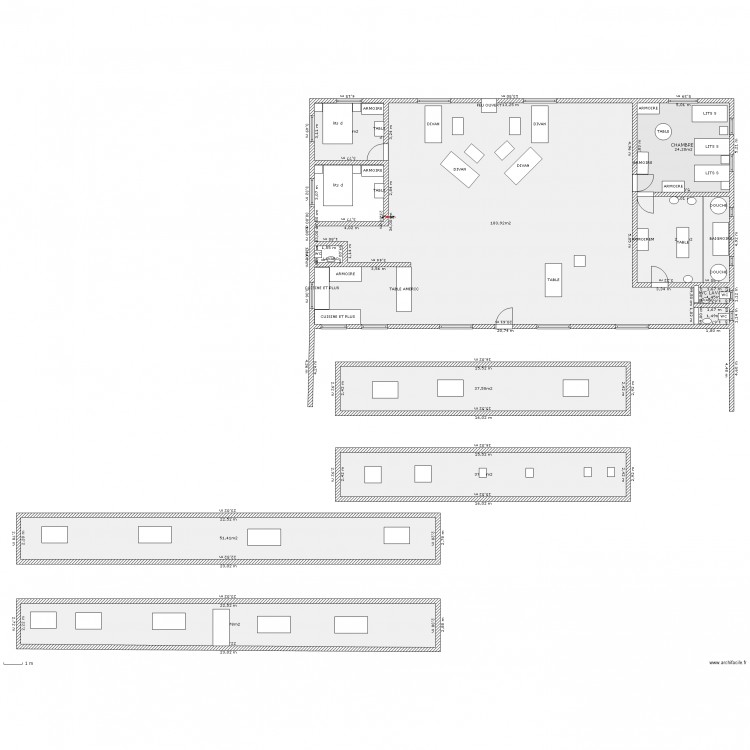 ecaf. Plan de 0 pièce et 0 m2