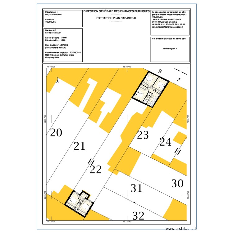 PDM FIEUX 1ER ETAGE REDECOUPAGE V1. Plan de 0 pièce et 0 m2