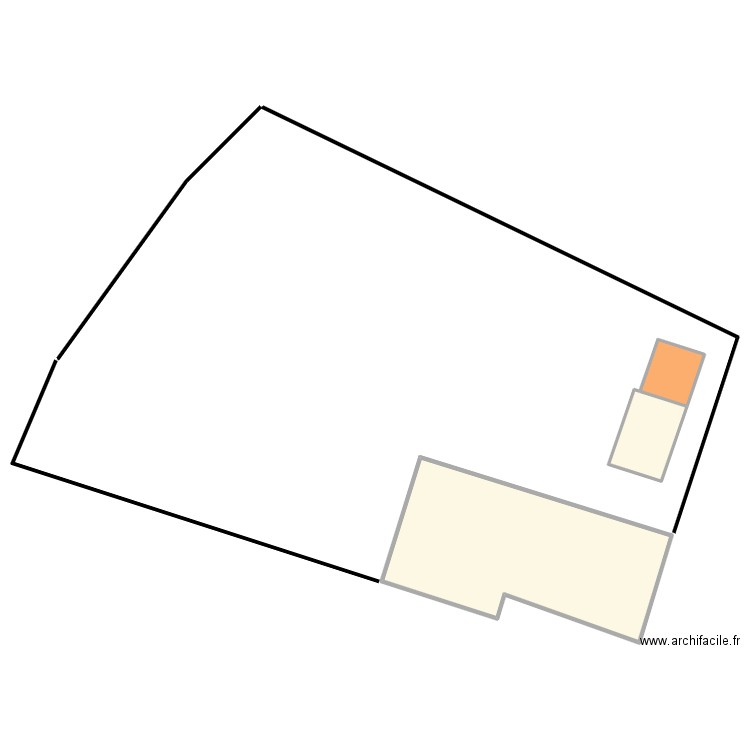 plan masse terrasse arriere. Plan de 3 pièces et 246 m2