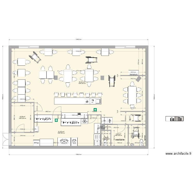 donatien malo 011. Plan de 7 pièces et 125 m2