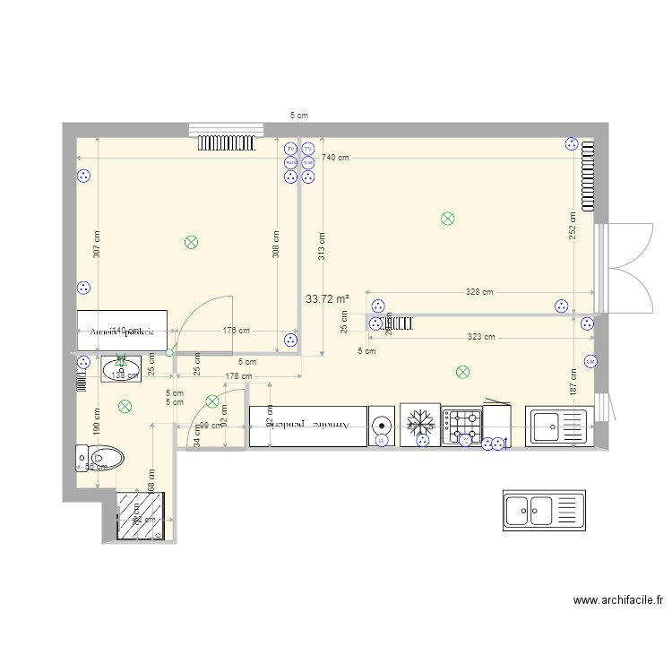 port vendres 2eme étages. Plan de 0 pièce et 0 m2