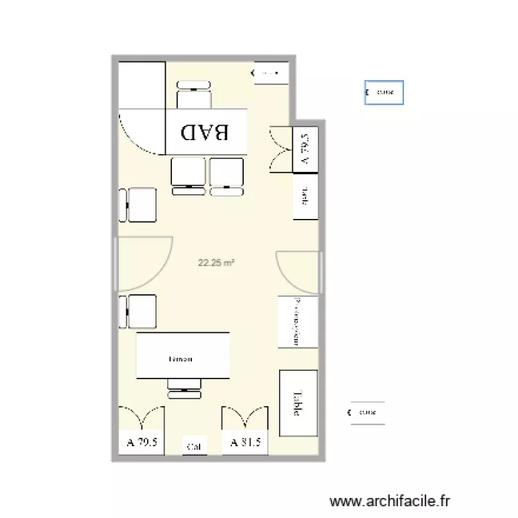 bureau. Plan de bureau. Plan de