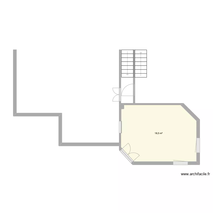 Appartement GP. Plan de 