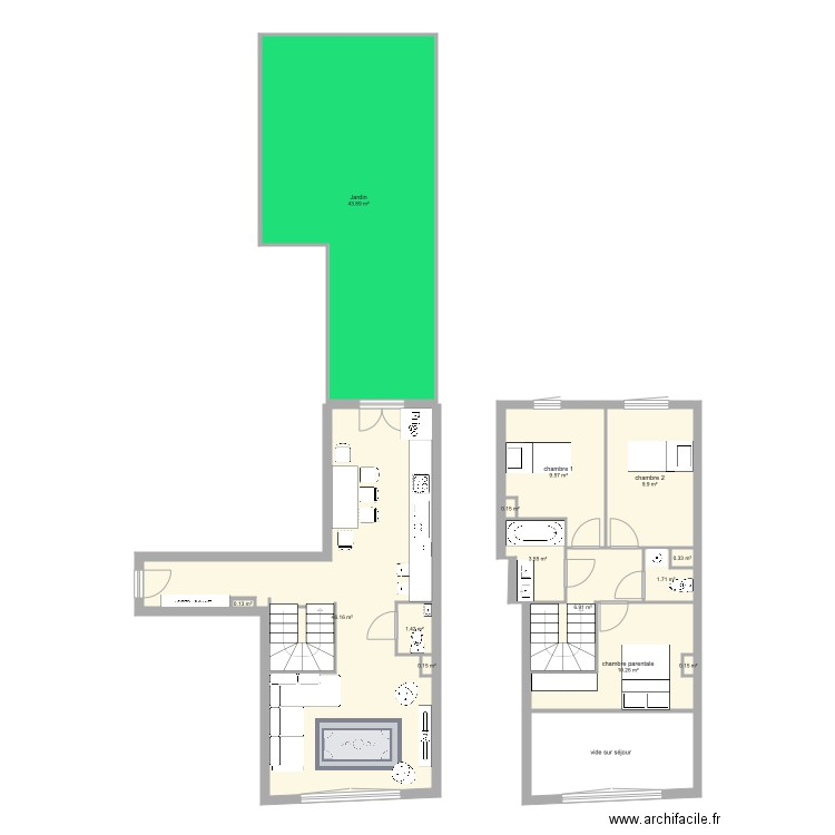 ArtMixDuplex4Francoise. Plan de 0 pièce et 0 m2