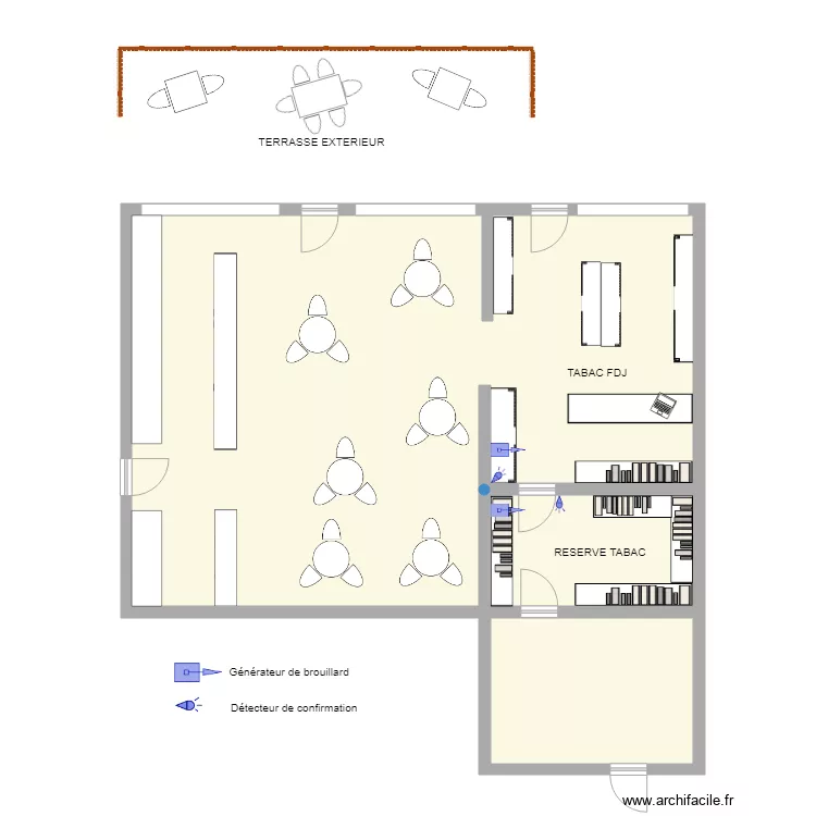 TaBACPONT DE PIERRE fumigene. Plan de 