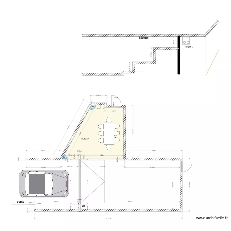 detail charmeau xavier. Plan de 