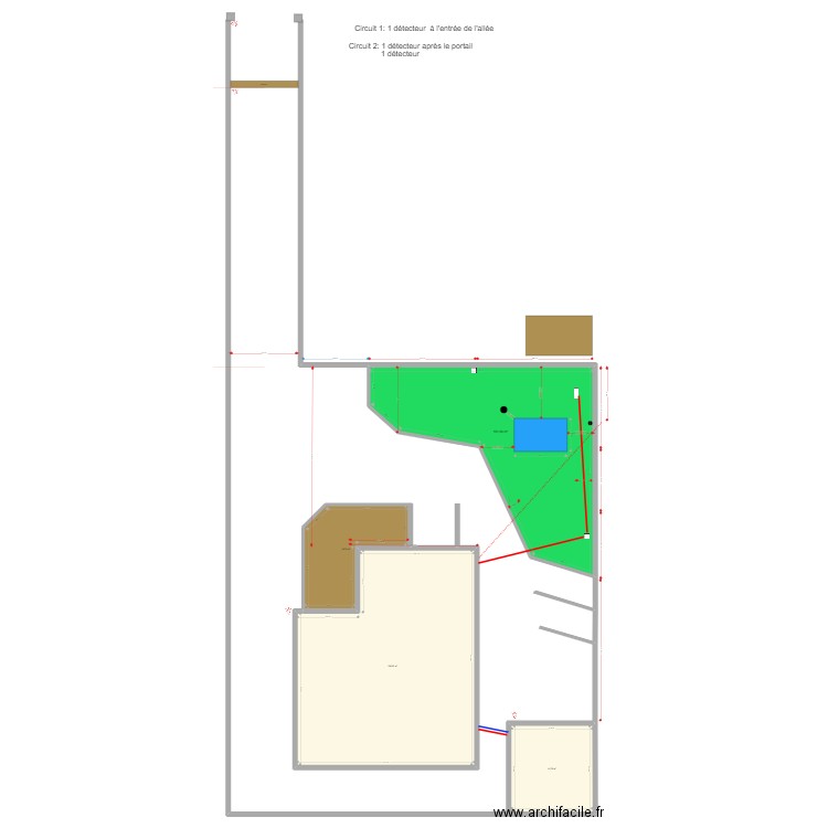 ECLAIRAGE EXT. Plan de 4 pièces et 431 m2