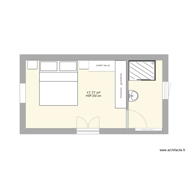 SUITE. Plan de 