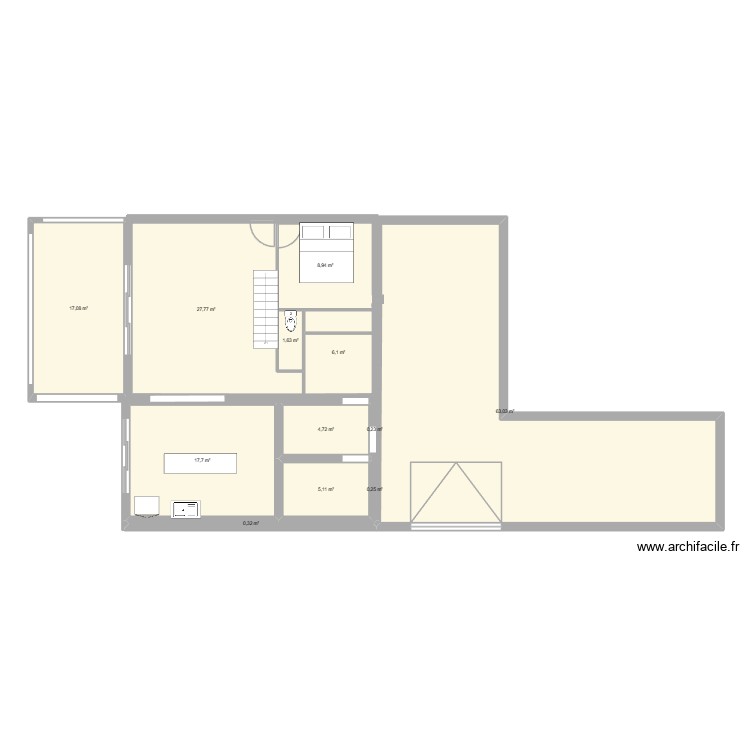 test 1. Plan de 0 pièce et 0 m2